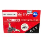 ⁦لمبة فانوس امامي M8 PRO (H11-H8)LED مقاومة بتصنيف IP68 لمقاومة الماء عاليه الطاقة بعمر افتراضي عالي الجودة⁩ - الصورة ⁦2⁩
