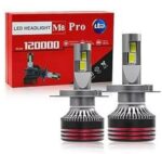 لمبة فانوس امامي M8 PRO (H11-H8)LED مقاومة بتصنيف IP68 لمقاومة الماء عاليه الطاقة بعمر افتراضي عالي الجودة